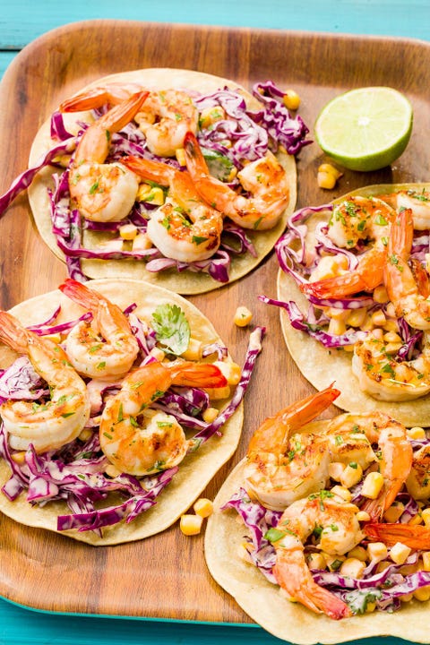 Grilled Shrimp Tacos with Sriracha Slaw grilled shrimp tacos with sriracha slaw