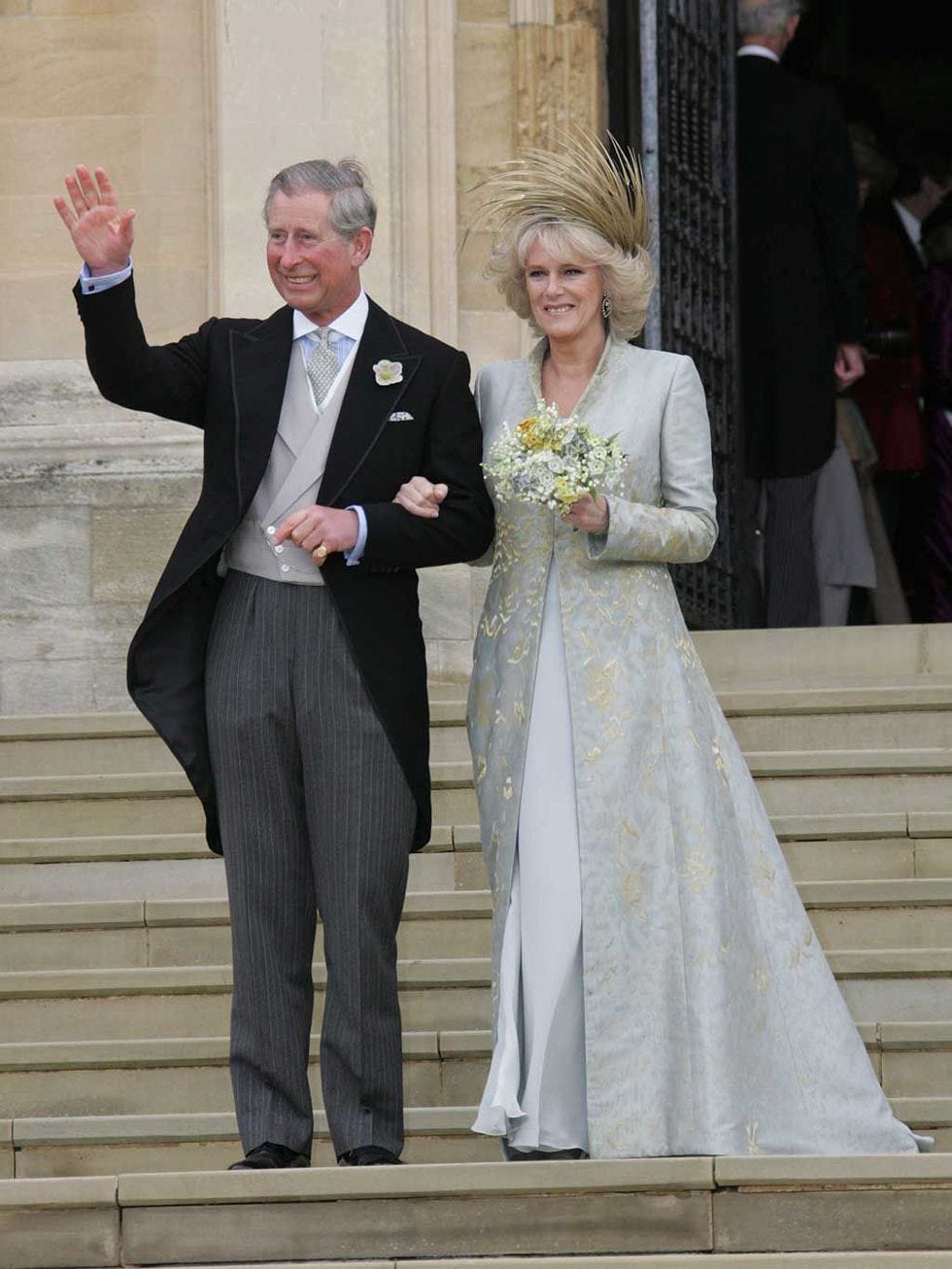 Wedding dress, Suit, Ceremony, Wedding, Event, Formal wear, Bridal clothing, Dress, Gown, Bride, 