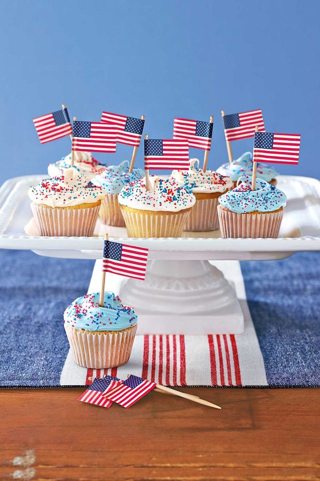 4th of july cupcakes