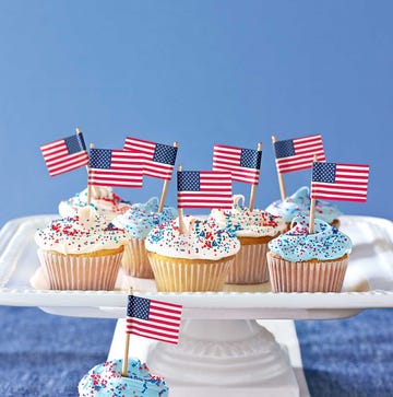 4th of july cupcakes