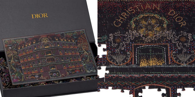 Dior ディオールMontaigne Puzzle 1000pc パズル Christian Dior 1,000-Piece Puzzle 30 Montaigne Blue Deer | eBay