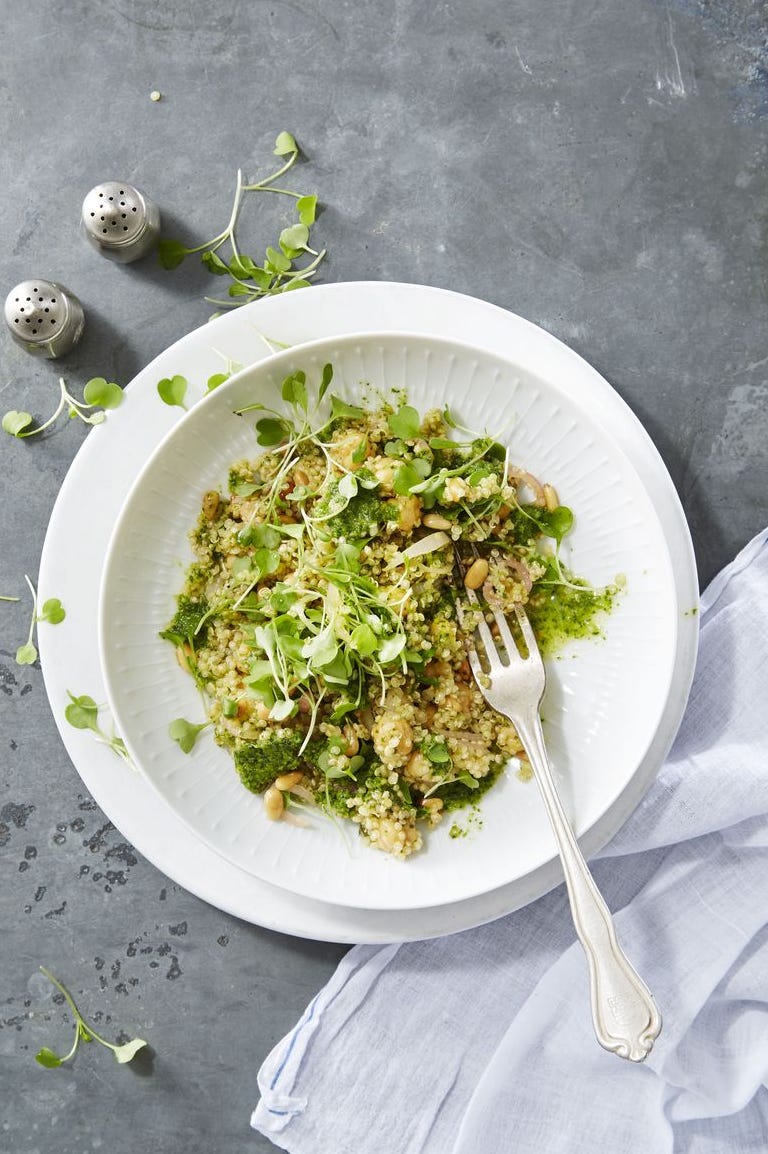 vegetarian easter dinner quinoa risotto with arugula mint pesto for vegetarian easter dinner
