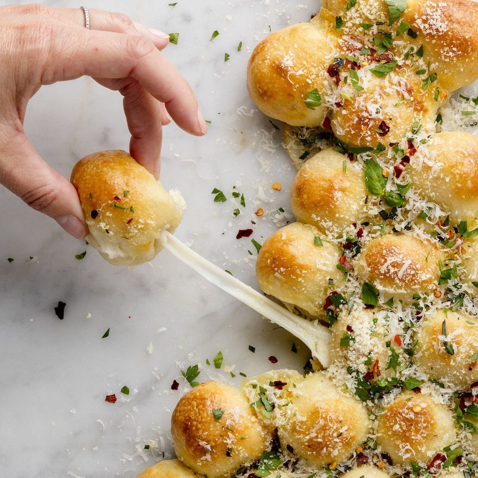 christmas tree pull apart bread