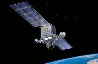 Satellite, Space station, Spacecraft, Outer space, Telecommunications engineering, Space, Aerospace engineering, Atmosphere, Vehicle, Technology, 
