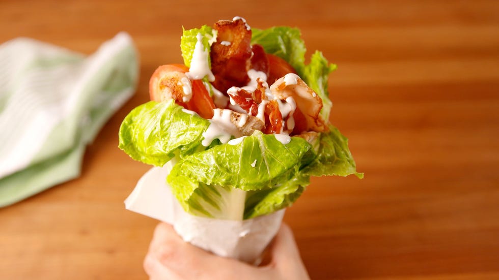 chicken bacon ranch lettuce wrap