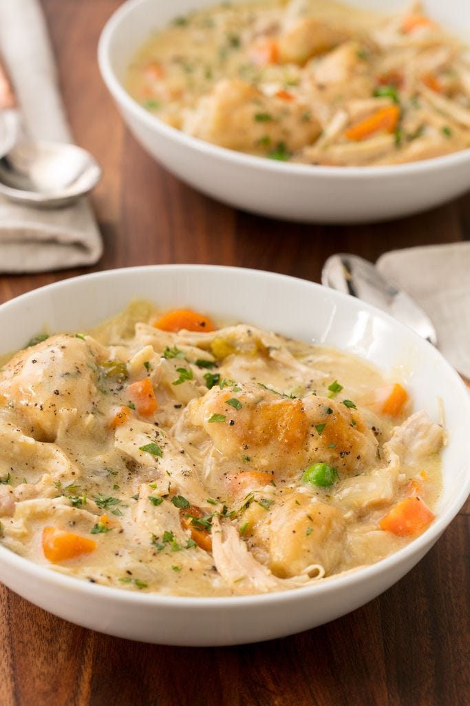 slow cooker chicken and dumplings