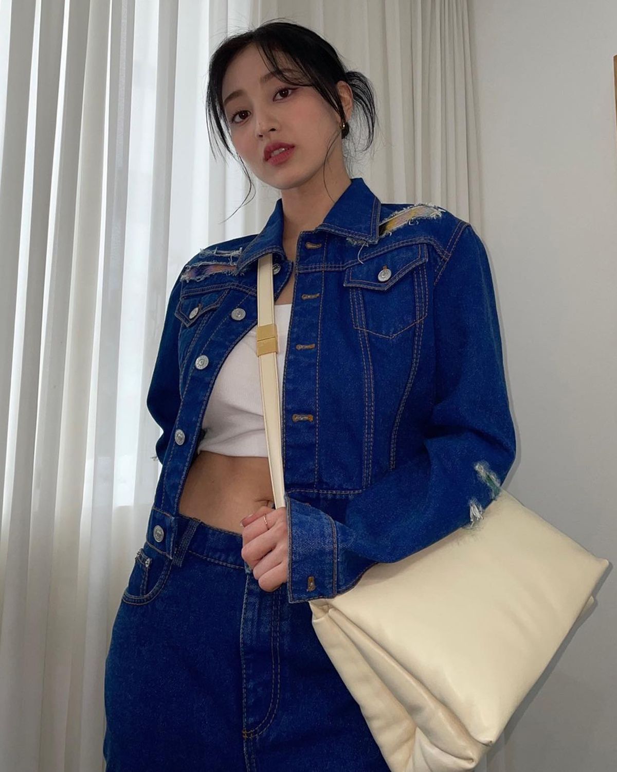 Tシャツ レディース ブランド 韓国 クレージュ twice ジヒョ 着用モデル レディース