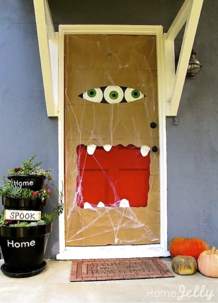 Best DIY Halloween Door Ideas and Decorations