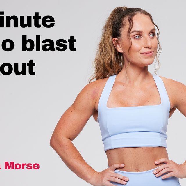 20-min low-impact postpartum cardio workout with Rosie Stockley