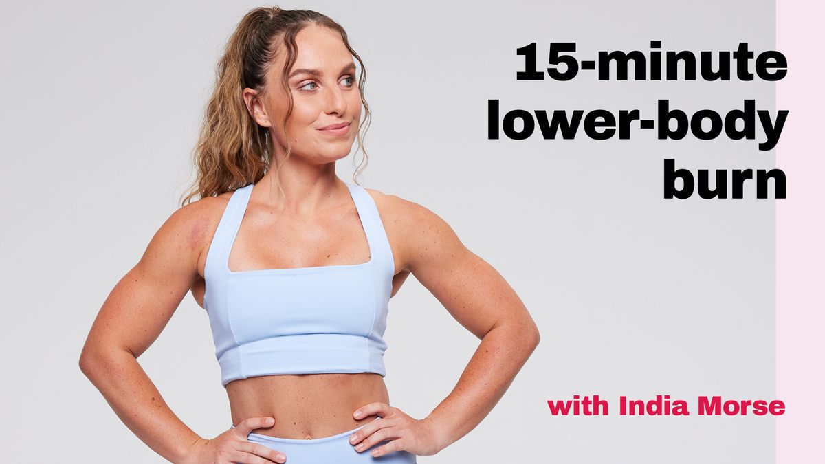 preview for 15-minute lower-body workout with India Morse