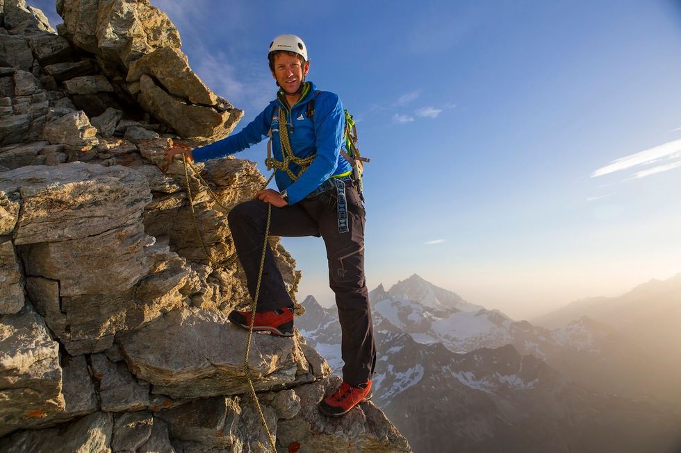 BerggidsRichardLehner stond 230 keer op de top van das Horu Lehnerwekt meteen vertrouwen een onmisbare eigenschap van een berggids