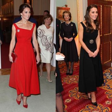 duchess Kate preen dress