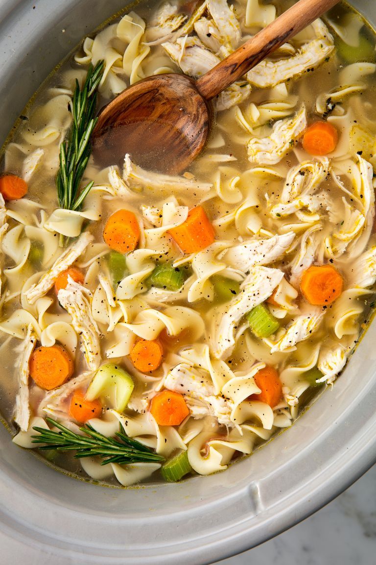 70 Easy Chicken Dinners Recipes Best Chicken Dinner Ideas   1506012410 Slow Cooker Chicken Noodle Delish 1655996356 