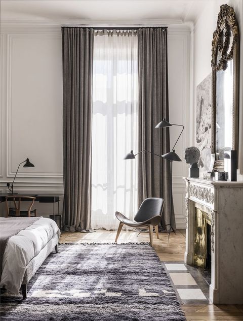 Historic features meet contemporary luxe in this lavish French apartment