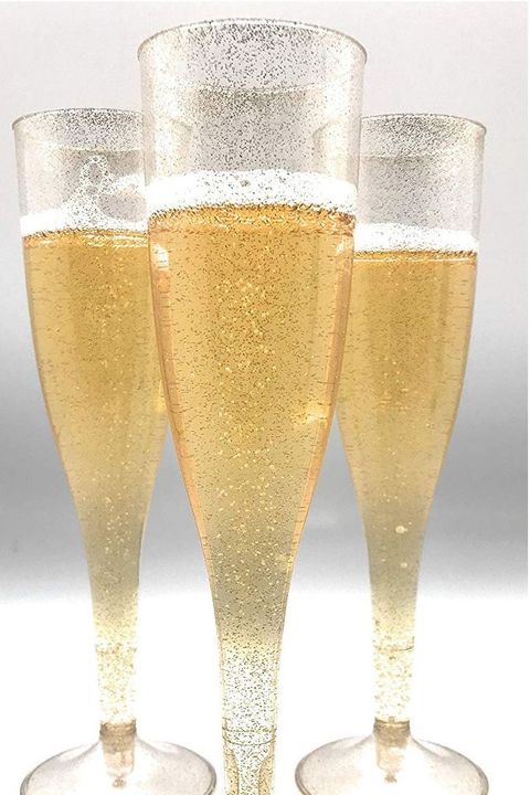 new years eve party ideas glitter flutes
