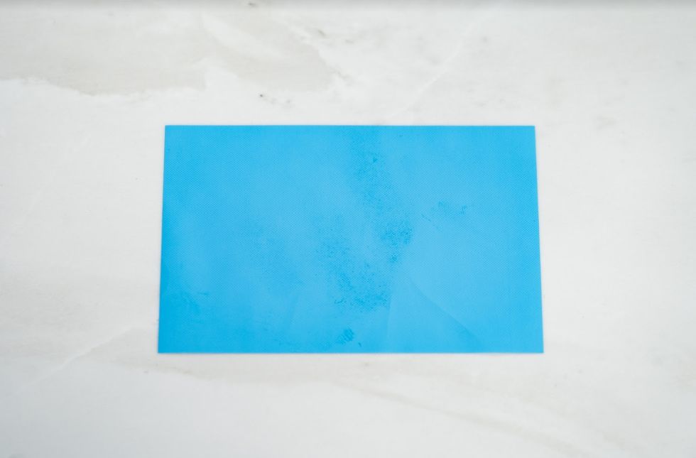 Blue, Aqua, Turquoise, Teal, Azure, Paper, Rectangle, Material property, Paper product, Envelope, 