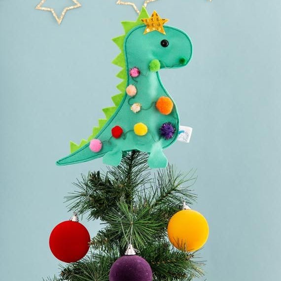 dinosaur christmas tree topper