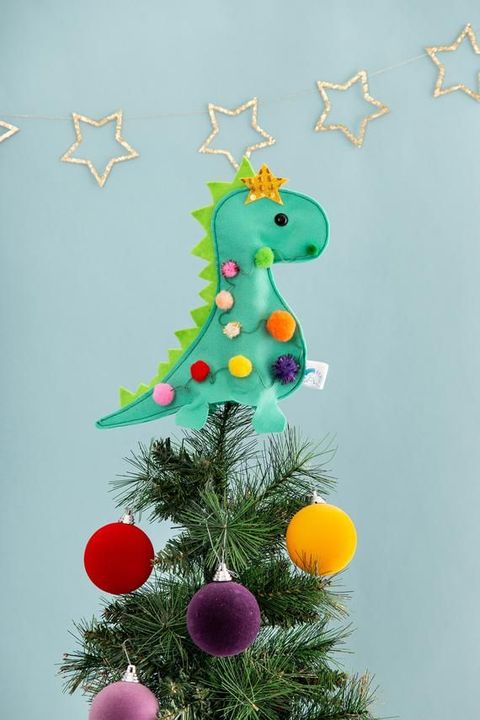dinosaur christmas tree topper