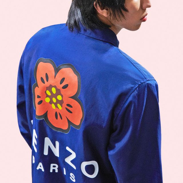 Kenzo x Nigo Boke Flower Coach Jacket Navy