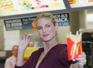 celebs eating fast food