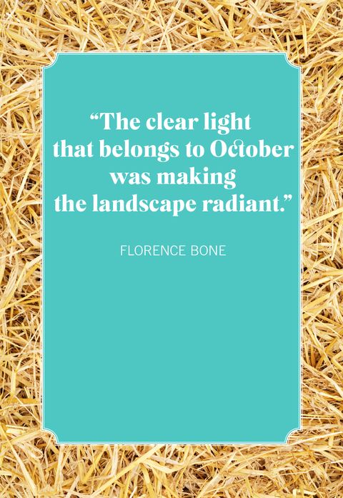 october quotes florence bone