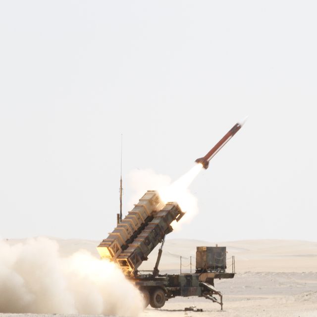 Patriot PAC-2 missile launch.