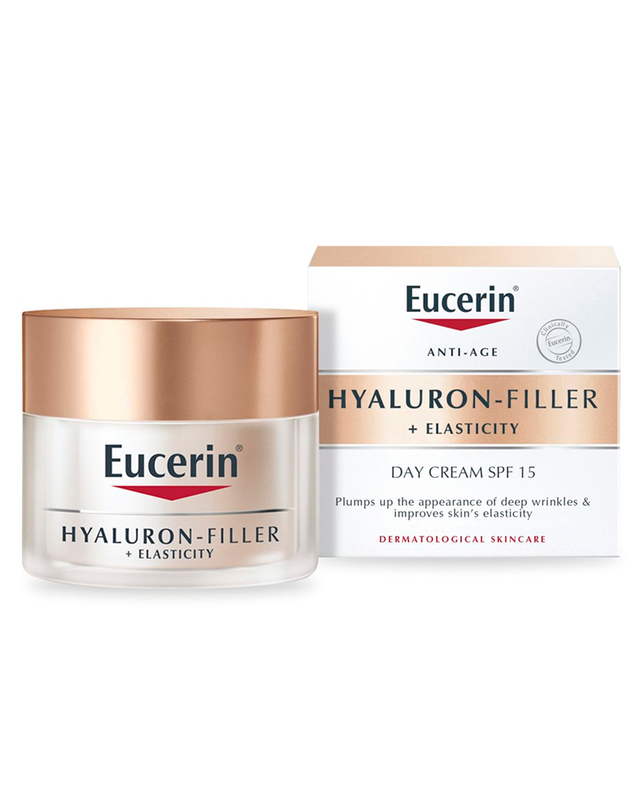 eucerin hyaluron filler  elasticity anti ageing face cream spf15 50ml