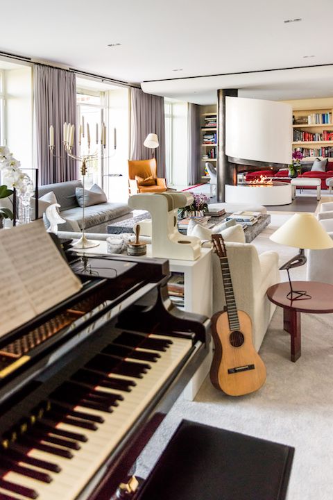 Musical instrument, Living room, Room, Music, Property, Piano, Electronic instrument, Interior design, Technology, Musical keyboard, 