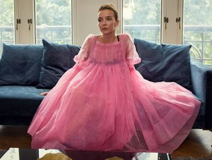 Dress, Pink, Gown, Clothing, Shoulder, Formal wear, hoopskirt, Fashion, Bridal party dress, Costume, 