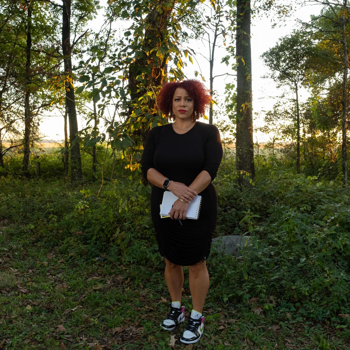 the 1619 project “justice” episode 106 through nikole hannah jones’ family story and one georgia community’s fight for restitution, “justice examines how black americans have been systematically denied the opportunity to build generational wealth, and what is owed descendants of slavery nikole hannah jones, shown photo by patti perrethulu