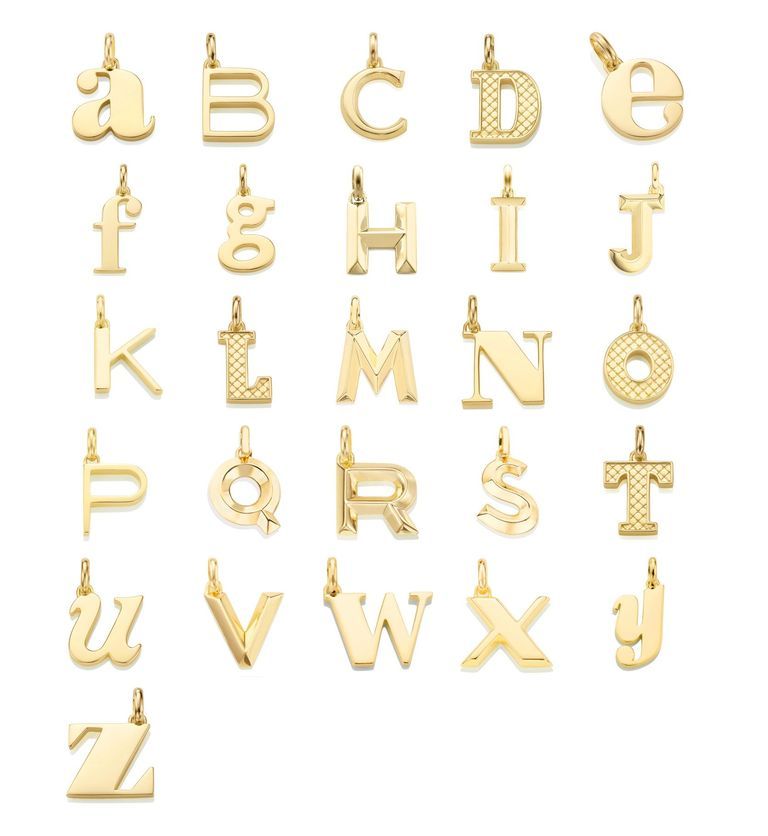 alphabet 字母墜飾