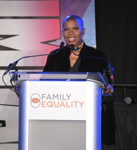 los angeles, california   october 15 family equality ceo stacey stevenson attends family equalitys la impact a night of heroes at paramount studios on october 15, 2022 in los angeles, california photo by charley gallaygetty images for family equality