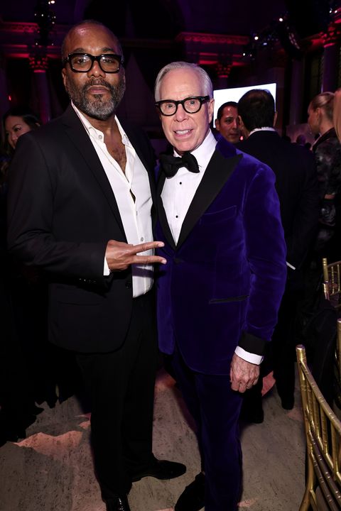 new york, new york   october 24 lee daniels and tommy hilfiger attend angel ball 2022 hosted by gabrielles angel foundation at cipriani wall street on october 24, 2022 in new york city photo by jamie mccarthygetty images for gabrielles angel foundation