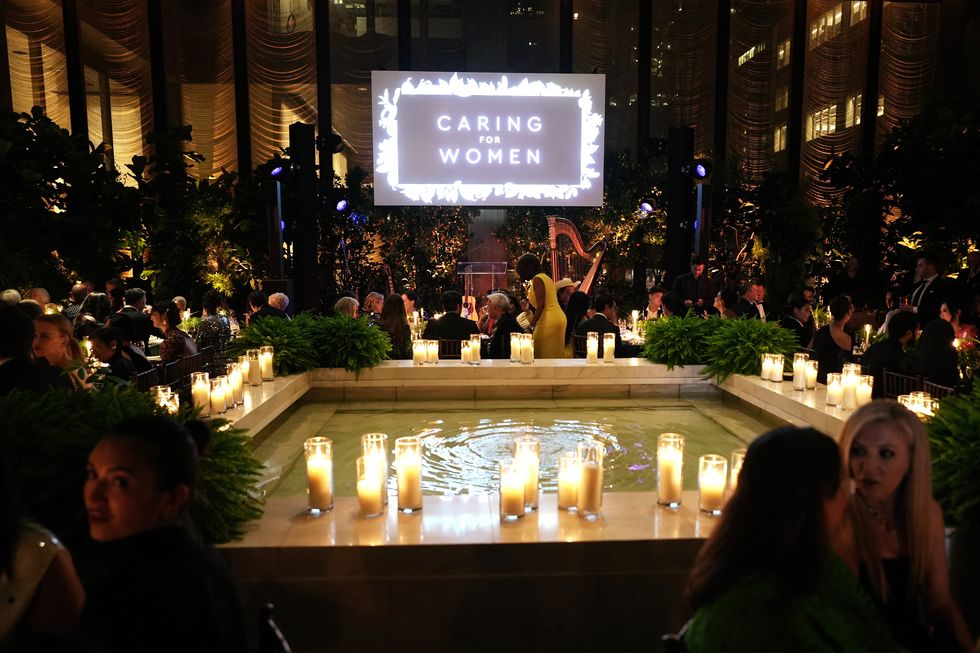 the kering foundation second annual caring for women dinner at the pool