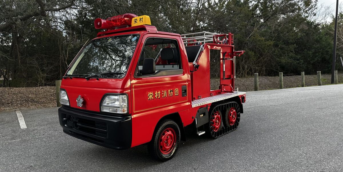 1996 Honda Acty Fire Truck Is Today’s Bring a Trailer Auction Pick