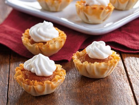 diabetes thanksgiving desserts - pumpkin pie-lets