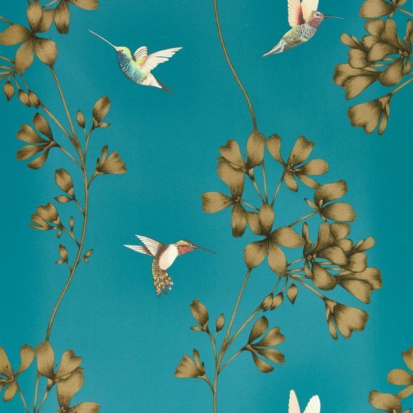 花柄　ボタニカル柄　壁紙