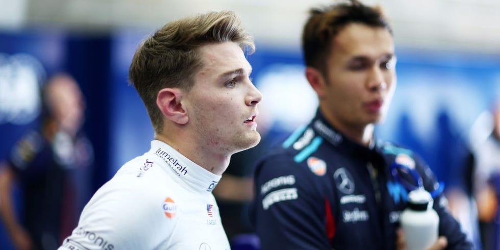 Logan Sargeant y Alexander Albon - Clasificación GP Bélgica F1 2023 logan sargeant y alexander albon durante la clasificación del gp de bélgica de f1 en 2023
