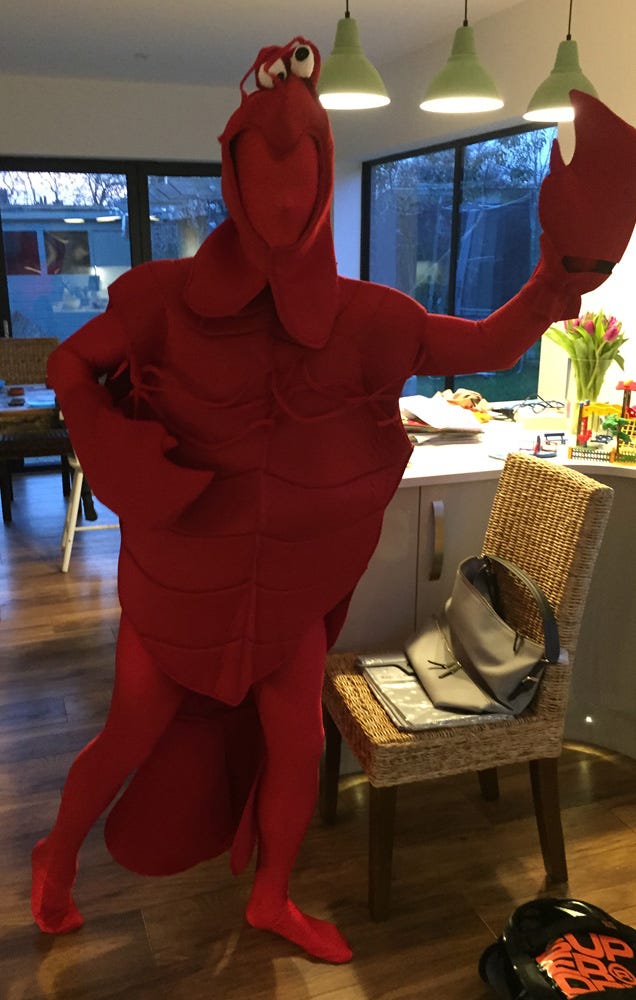Lobster costume