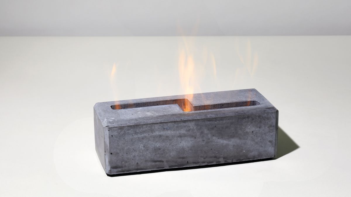 the xl personal concrete fireplace