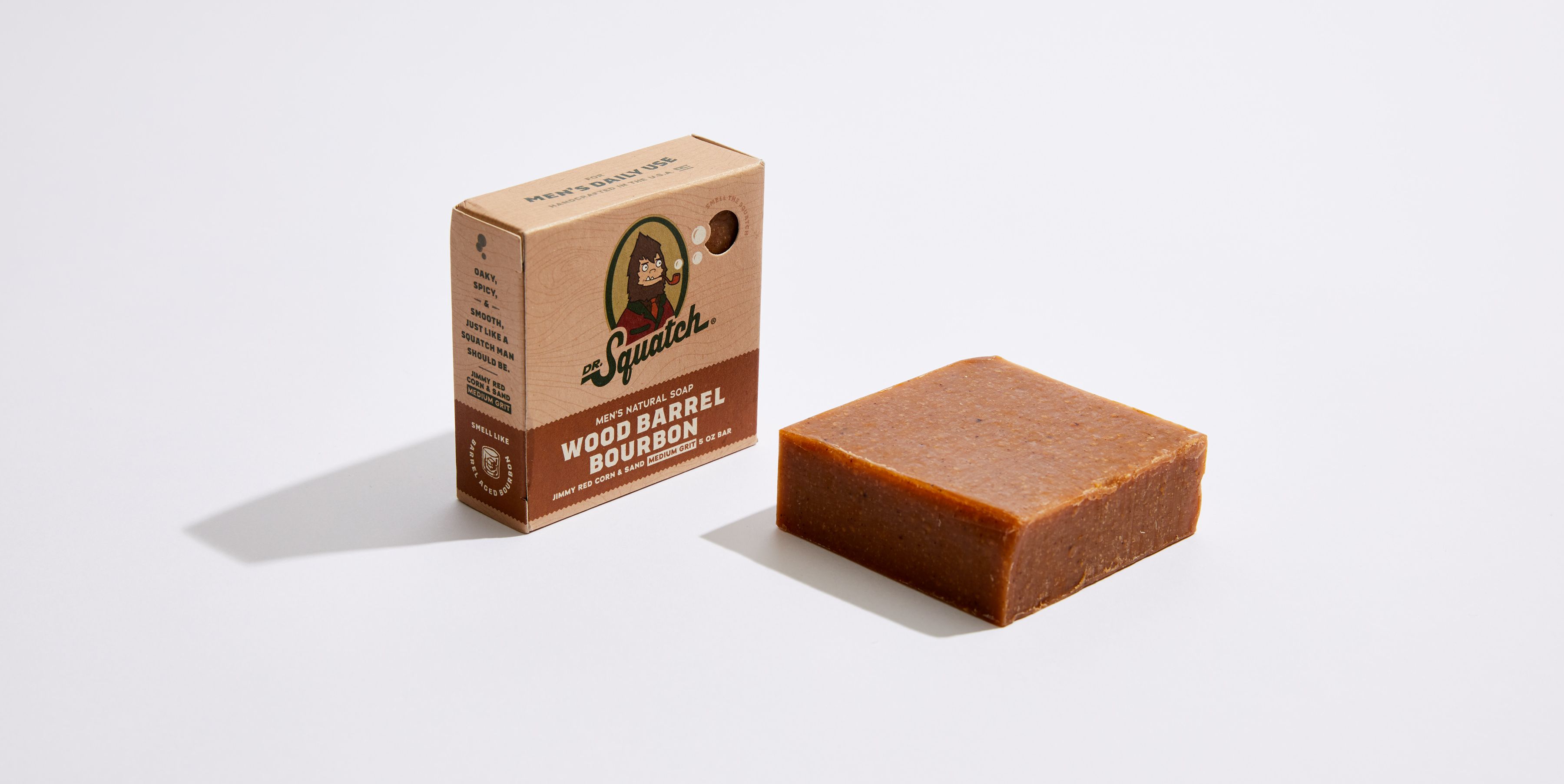 Dr. Squatch’s Wood Barrel Bourbon Soap Review