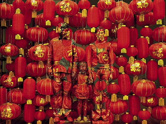 Lantern, Red, Lighting, Chinese new year, Mid-autumn festival, Holiday, Event, 