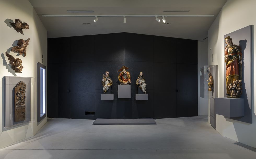 museo di arte sacra, sculture lignee