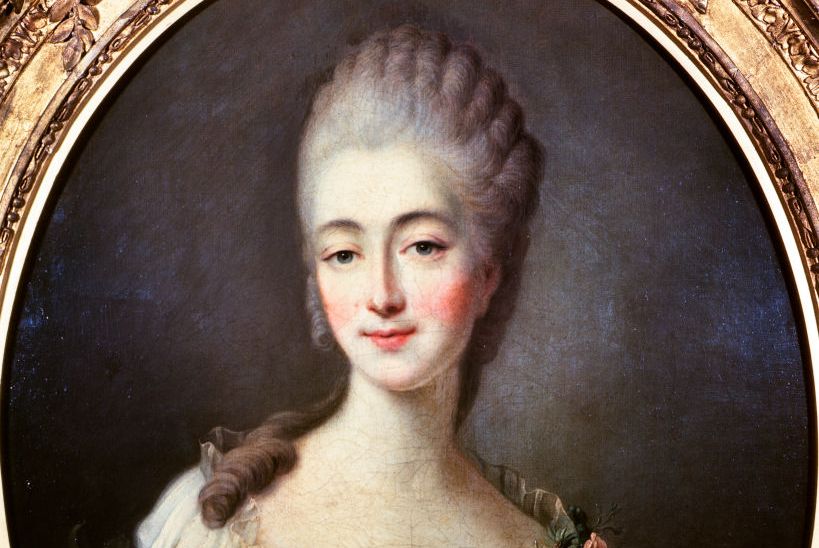 a painted portrait of madame du barry