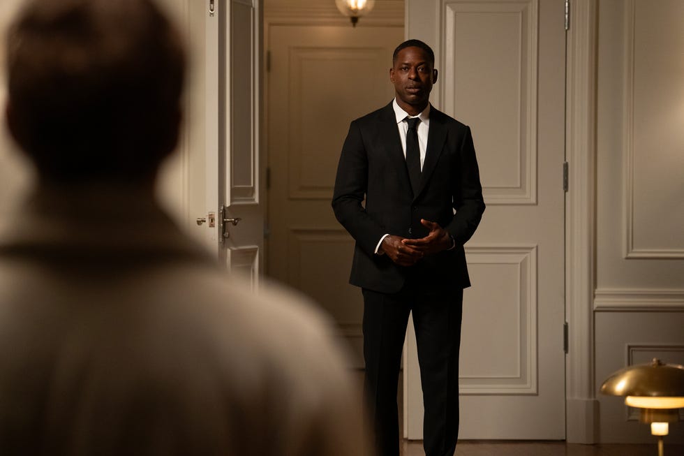 paradise “wildcat is down” it’s just another day in paradise until agent xavier collins discovers one of the world's most powerful individuals has been viciously murdered. xavier analyzes the crime scene while recalling his complex relationship with the victim. (disney/ser baffo)sterling k. brown