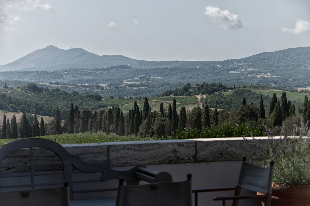 A beautiful hotel in the Tuscan countryside