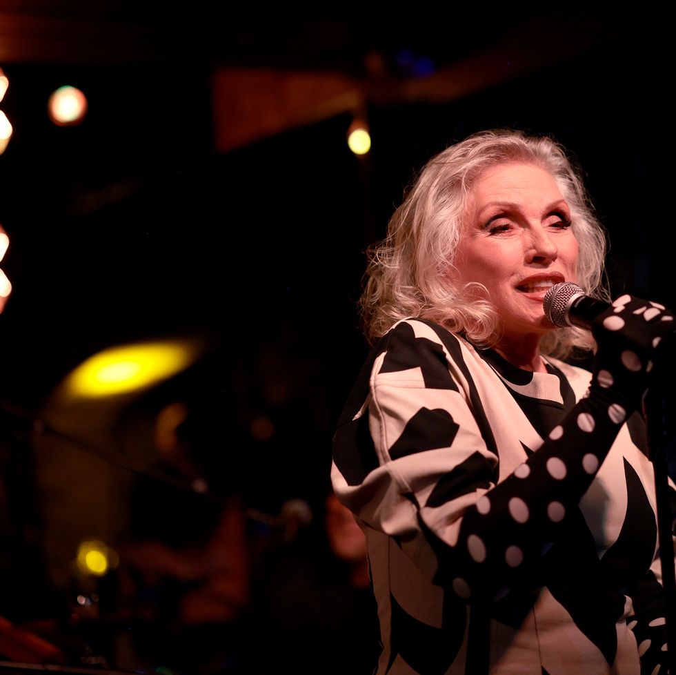 new york, new york october 18 debbie harry performs onstage during the marc jacobs soho store opening celebration at the mercer hotel on october 18, 2023 in new york city photo by dimitrios kambourisgetty images for marc jacobs