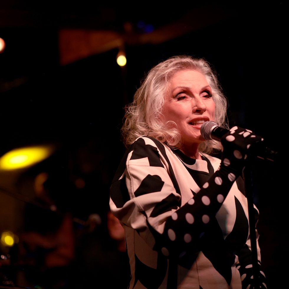 new york, new york october 18 debbie harry performs onstage during the marc jacobs soho store opening celebration at the mercer hotel on october 18, 2023 in new york city photo by dimitrios kambourisgetty images for marc jacobs