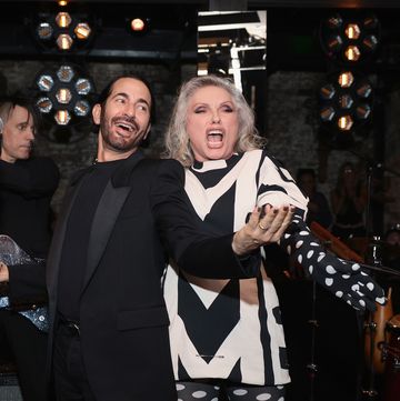 new york, new york october 18 l r marc jacobs and debbie harry perform onstage during the marc jacobs soho store opening celebration at the mercer hotel on october 18, 2023 in new york city photo by dimitrios kambourisgetty images for marc jacobs