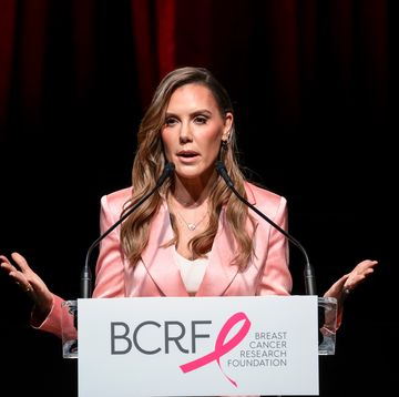 new york, new york october 20 kendra scott speaks onstage during the breast cancer research foundation bcrf new york symposium awards luncheon at new york hilton on october 20, 2023 in new york city photo by dimitrios kambourisgetty images for bcrf